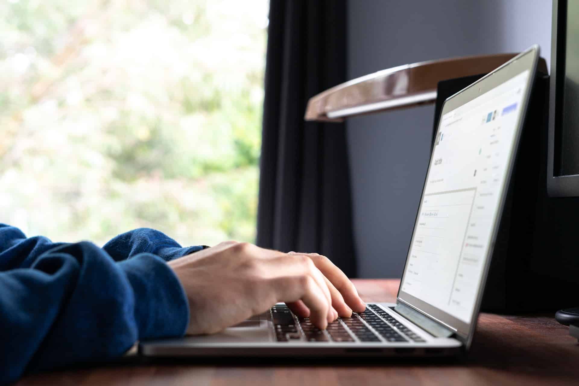 5 Effective Security Tips For Your WordPress Website 1 working with wordpress on laptop
